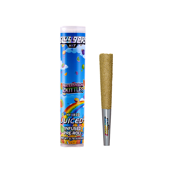 SLUGGERS .7G DIAMOND INFUSED PREROLL / WATERMELON ZKITTLES - HYBRID